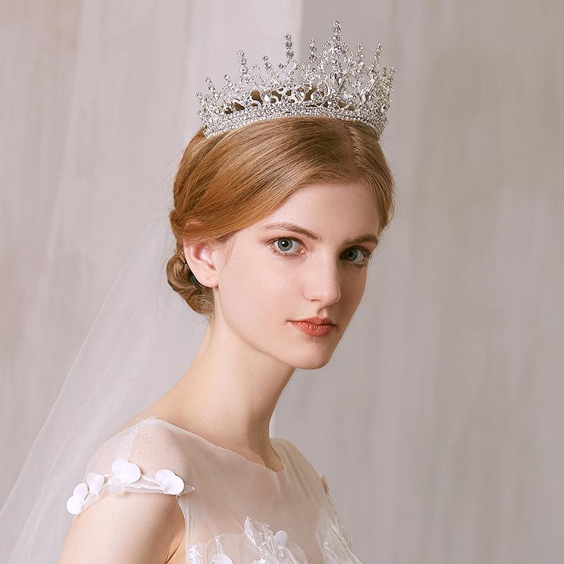 

Headpieces Bridal Headwear Diamond Zircon Crown Wedding Hair Accessories Jewelry