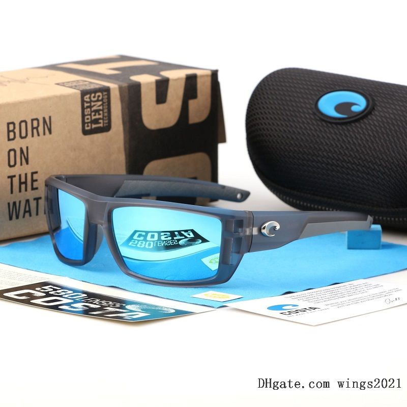 Classic Costa Sunglasses for Men 2021 Luxury Designers Sun Glasses UV400 High-quality Polarized PC Lens 580P Color Coated TR-90&Silicone Frame - Mod