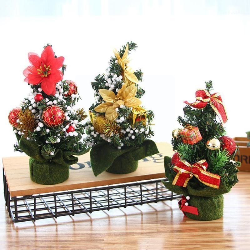 

Christmas Decorations Mini 20cm Decoration Tree Festival Desktop Small Party For Home Year 2021 R2q4