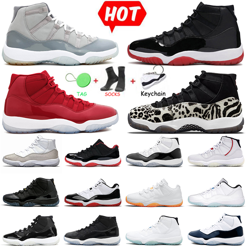 

With Socks 11 Low Citrus Basketball Shoes Men Women Sneakers Jumpman 11s Platform Sports Trainers Cool Grey Bred 25th Anniversary Animal Instinct, A#7 win like 96 36-47