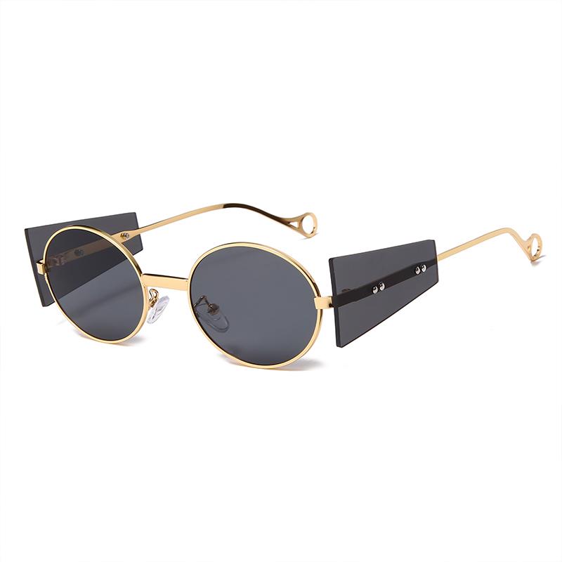 

Sunglasses Round Steampunk SunglassesUnisex Vintage Men Women Fashion Driving Fishing Sun Glases UV400 Sunglass Male Female For