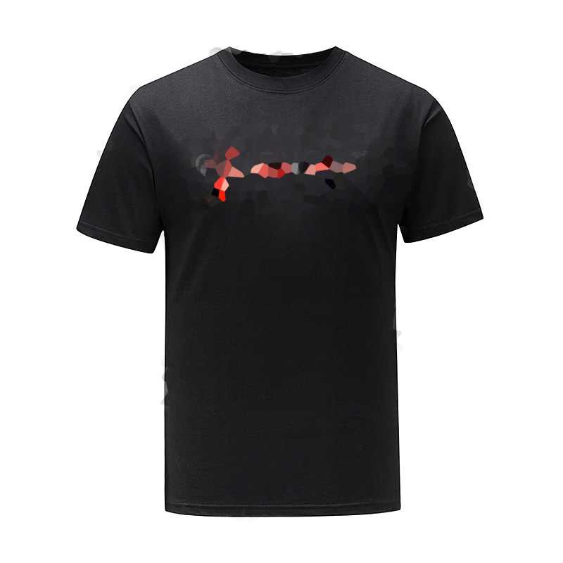 

21ss Letter print Reflective T shirt Men Women Black white Summer Fashion Casual Street T-shirt Designer graffiti stripes TShirt