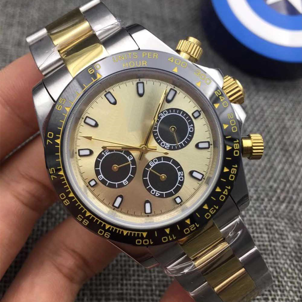 

Deluxe Mens Watch 116500LN series Automatic Mechanical Wristwatch 40mm Ceramic Bezel stainless steel Luminous Watch Fashion waterproof