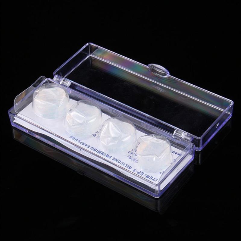 

Pool & Accessories Comfort Soft Foam Ear Plugs Tapered Travel Sleep Noise Reduction Prevention Earplugs Sound Insulation Protection Transpar