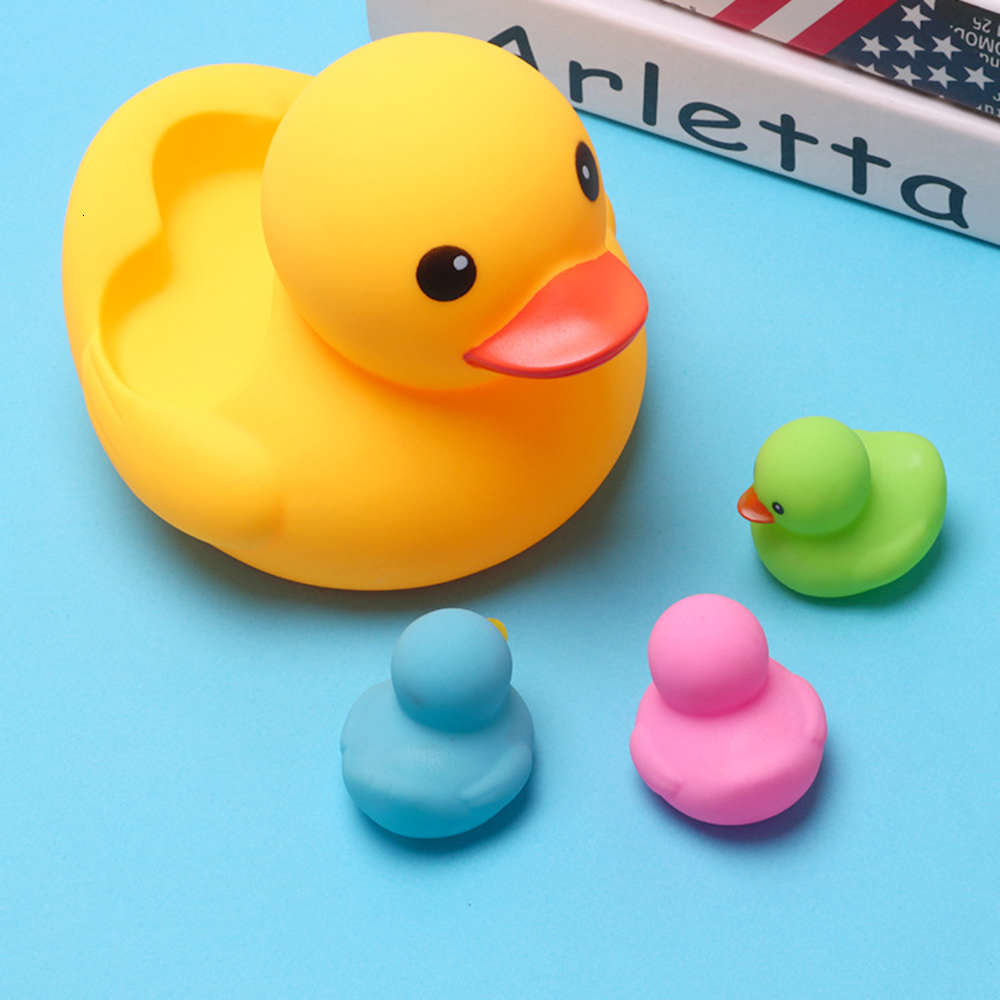 

Ducklings children bath water kneading called enamel toys cute voice duck baby