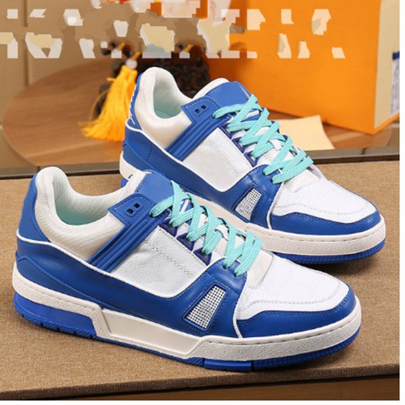 

Designer Fashion Trainer sneaker intage Casual Shoes Virgils alligator-embossed black Grey Brown White Green calf leather French Ablohs Mens Shoe ,mqqa002