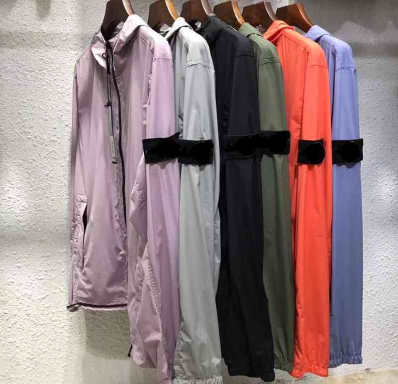 

the Men Air Hooded Jacket Windbreaker Zipper Hoodies Patchwork Jackets Stone Running Sports Hoody Jogger Casual Island Coat E2a016, Spread link