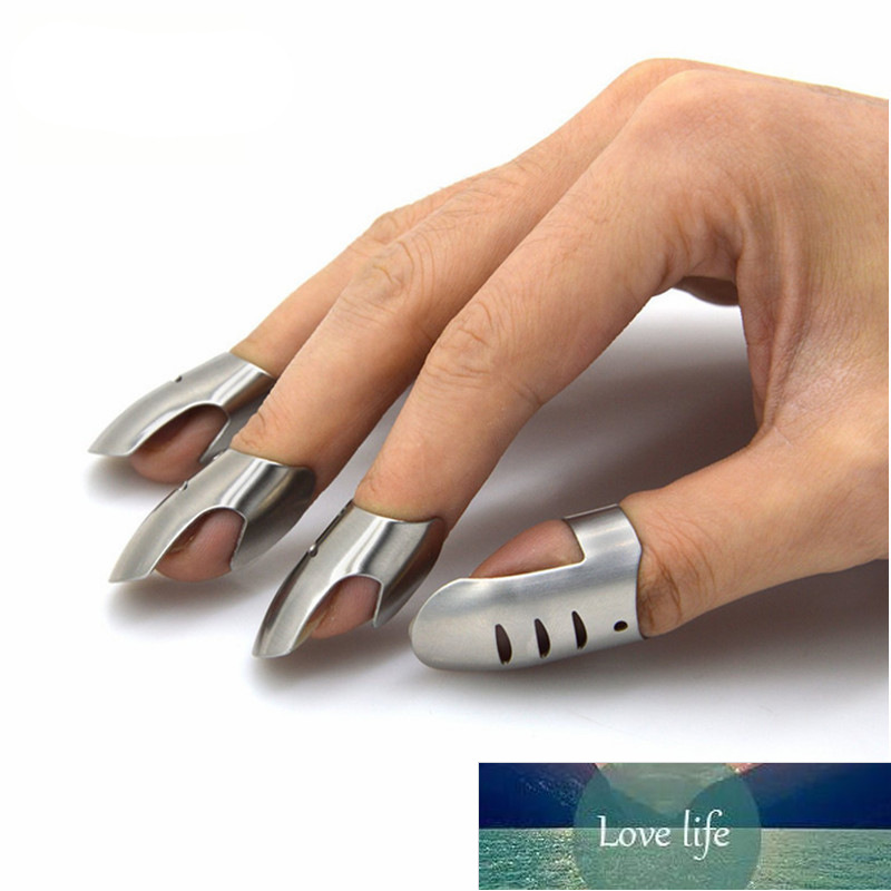 

1pc Stainless Steel Finger Hand Guard Finger Protector Knife Slice Chop Safe Slice Cooking Tools