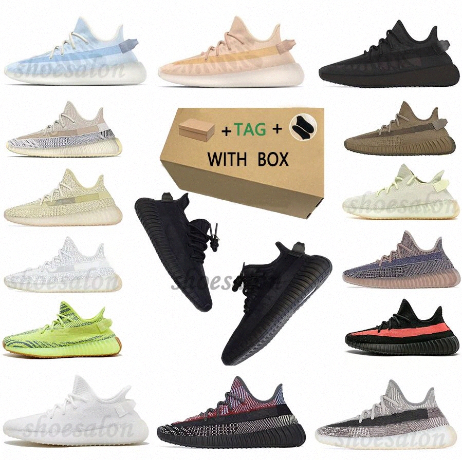 

2021 kanye running shoes men women west Sneakers Mono Ice Yecheil Cinde tail 3M Desert Static Reflective belgua semi Trainer Trainers Yeezreel yeezy 350 v2 yezzy, Shoesalon