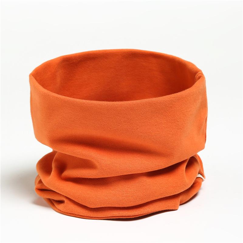 

Hats, Scarves & Gloves Sets Joker Solid Color Scarf Thin Cotton Without Cashmere Soft Turtleneck Decorated With Candy-colored Korean Version