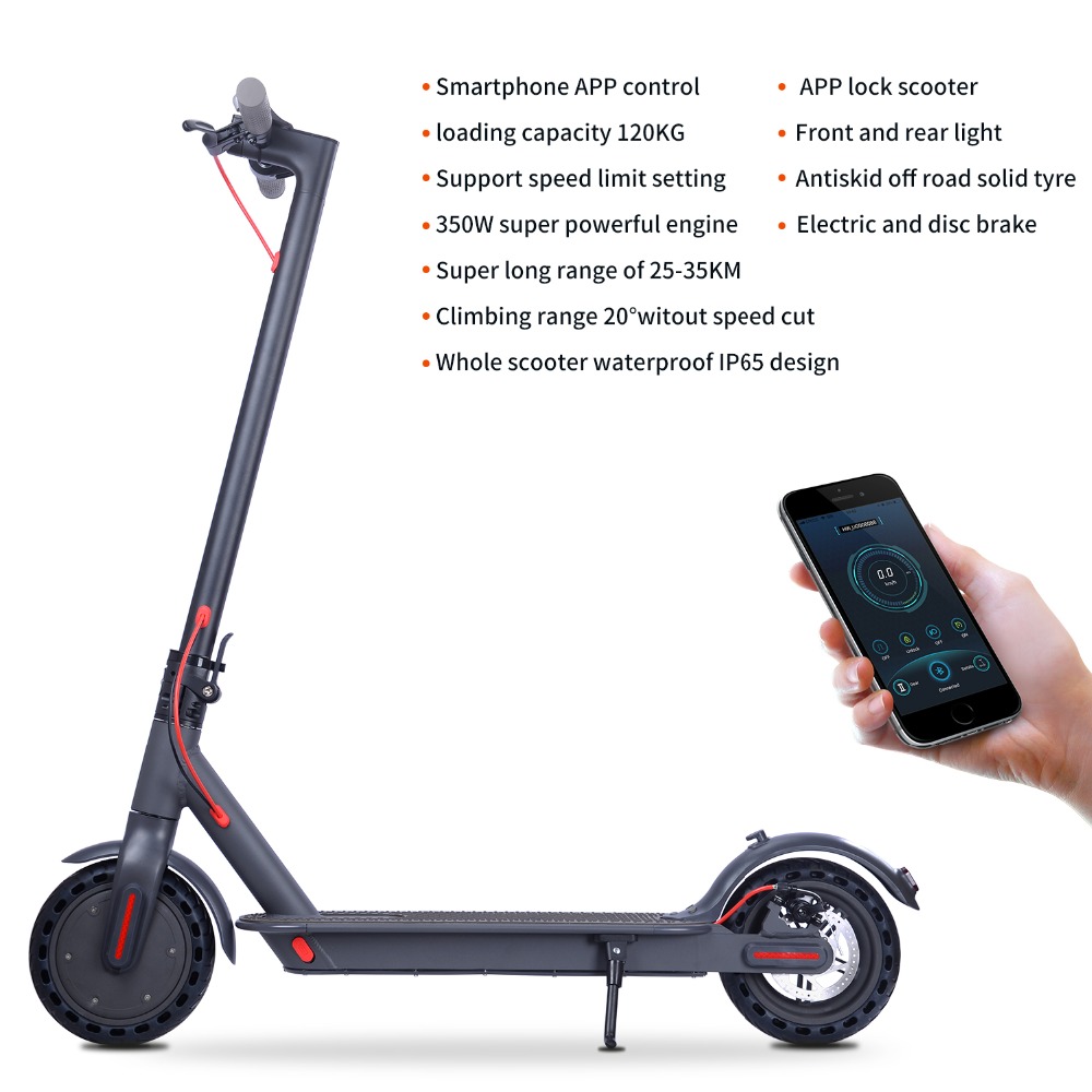 

USA Warehouse Mankeel Electric Scooter Waterproof KickScooter Electric Scooter Adult Scooter Off-road E-scooter E-bike With APP MK083