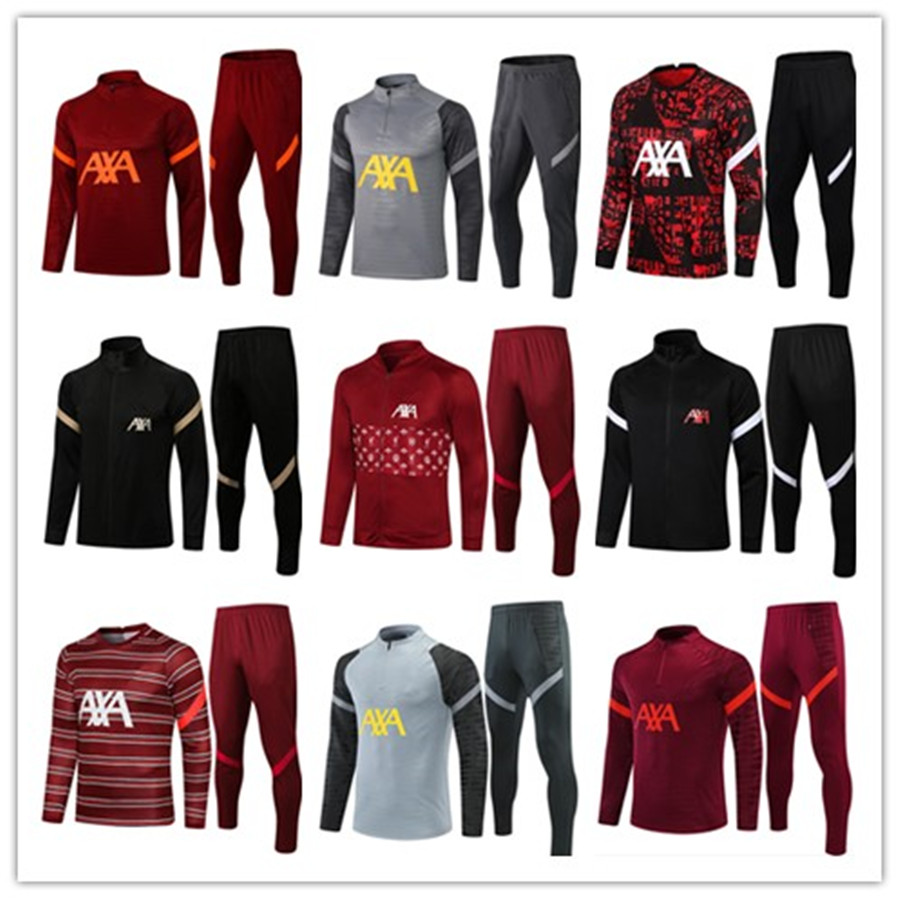 

21/22 mens football tracksuit soccer jacket 2021 2022 men training suit survetement foot chandal tuta jogging Sets