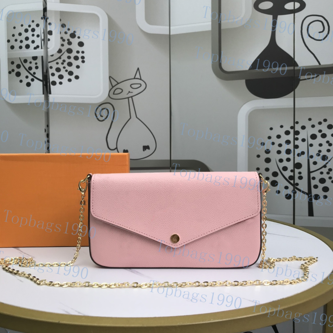 

Wholesale Detachable Chain bag Flap women Fashion shoulder evening bags Flower symmetry wallet woman totes high quality 80498