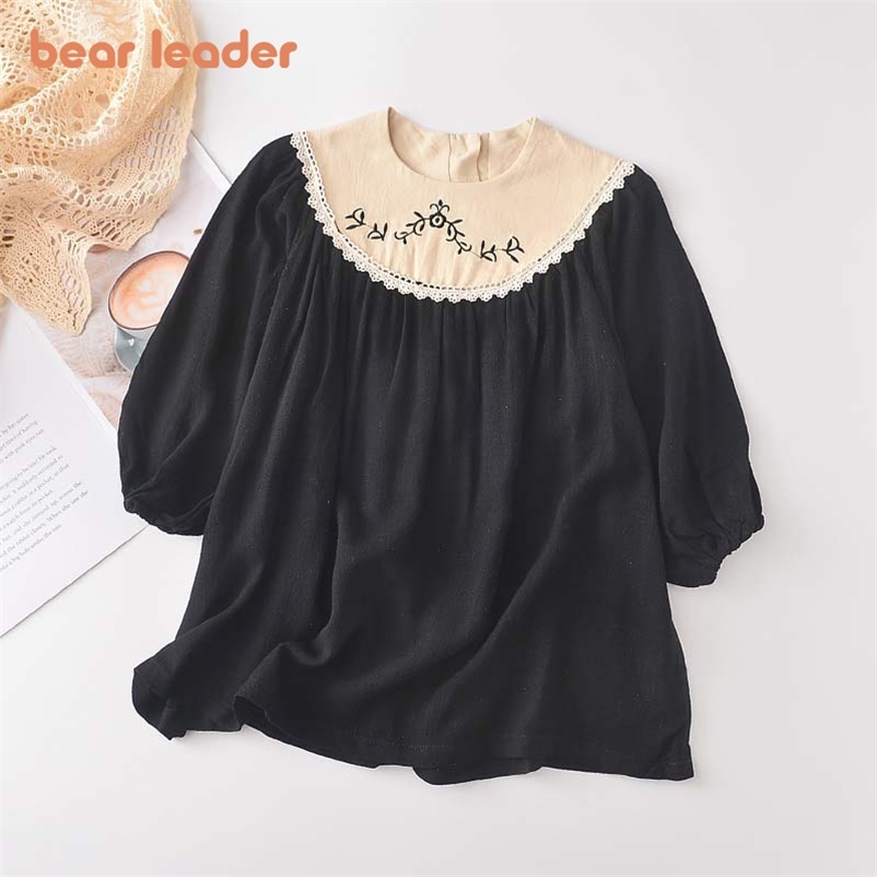 

Girls Retro Princess Dress Fashion Girl Kids Party Dresses Embroidery Sweet Costumes Cute Outfits Clothes 2 7Y 210429, Ab178pink