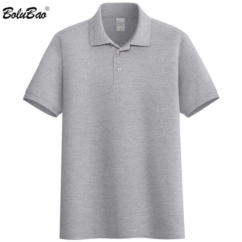 

BOLUBAO Brand Men Cotton Polo Shirts Tops Summer Men' Solid Color Short Sleeve Polo Shirt Business Casual Lapel Polo Shirt Male 210518, Banana yellow