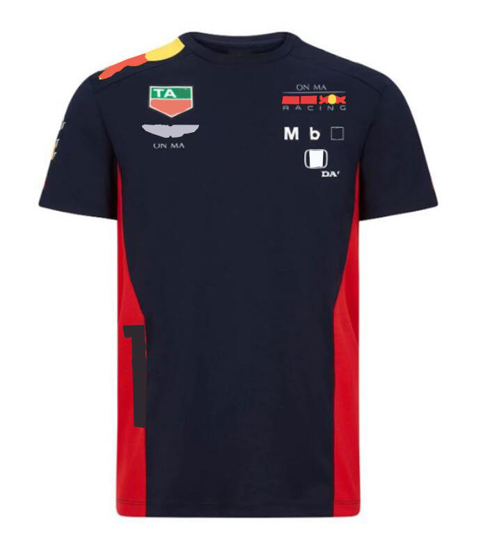 

2021 F1 Formula One team racing short-sleeved T-shirt can be customized