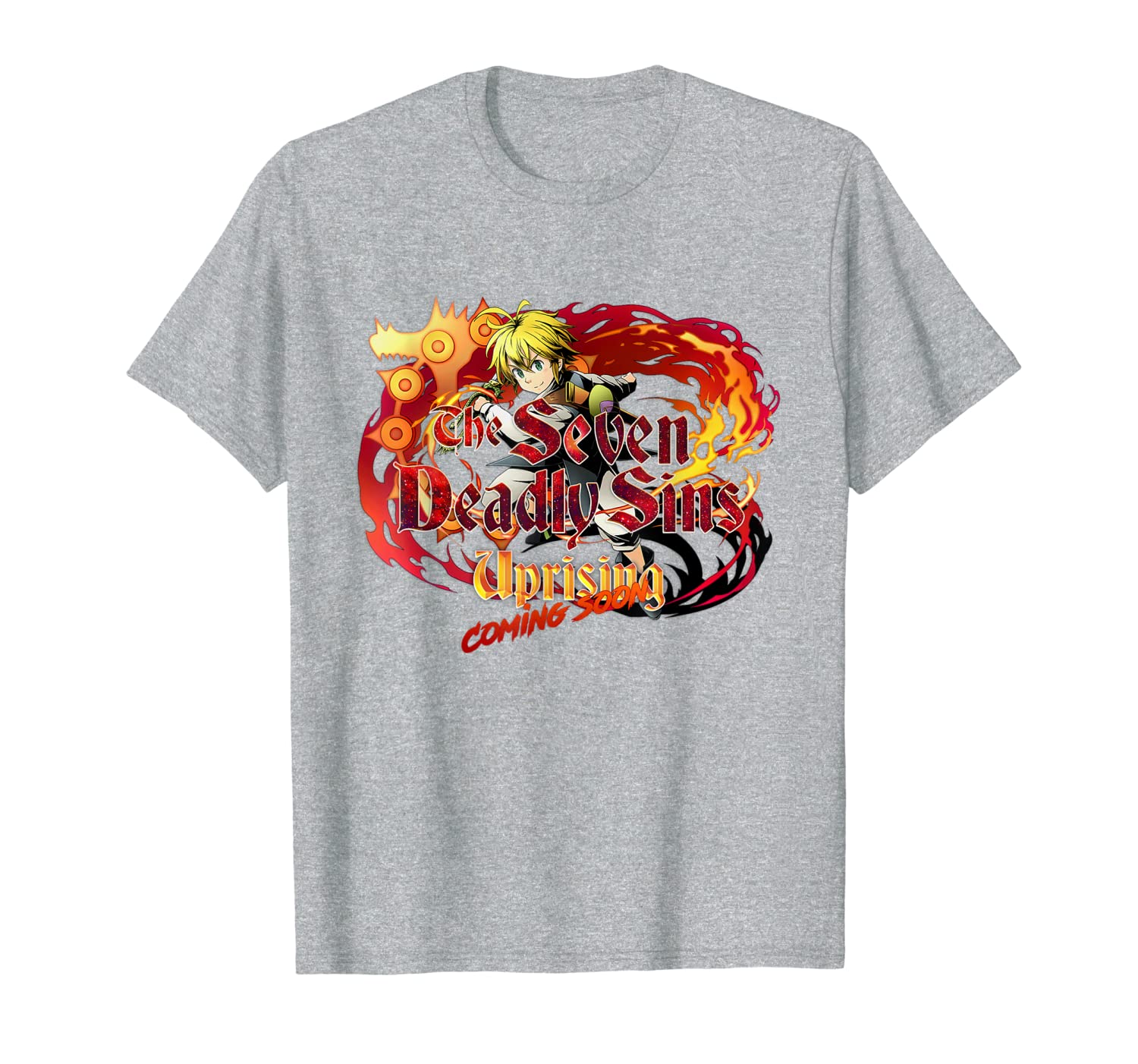 

Seven Deadly Sins - Ban Cools Escanor T-Shirt, White;black