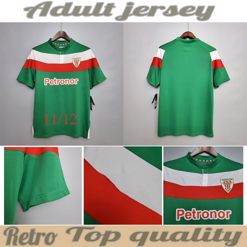 

2011 12 Bilbao Muniain Retro Soccer Jersey Athletic Camisa de futebol Classic Martinez Llorente Gabilondo Gomez Maillots Antigos, 11/12