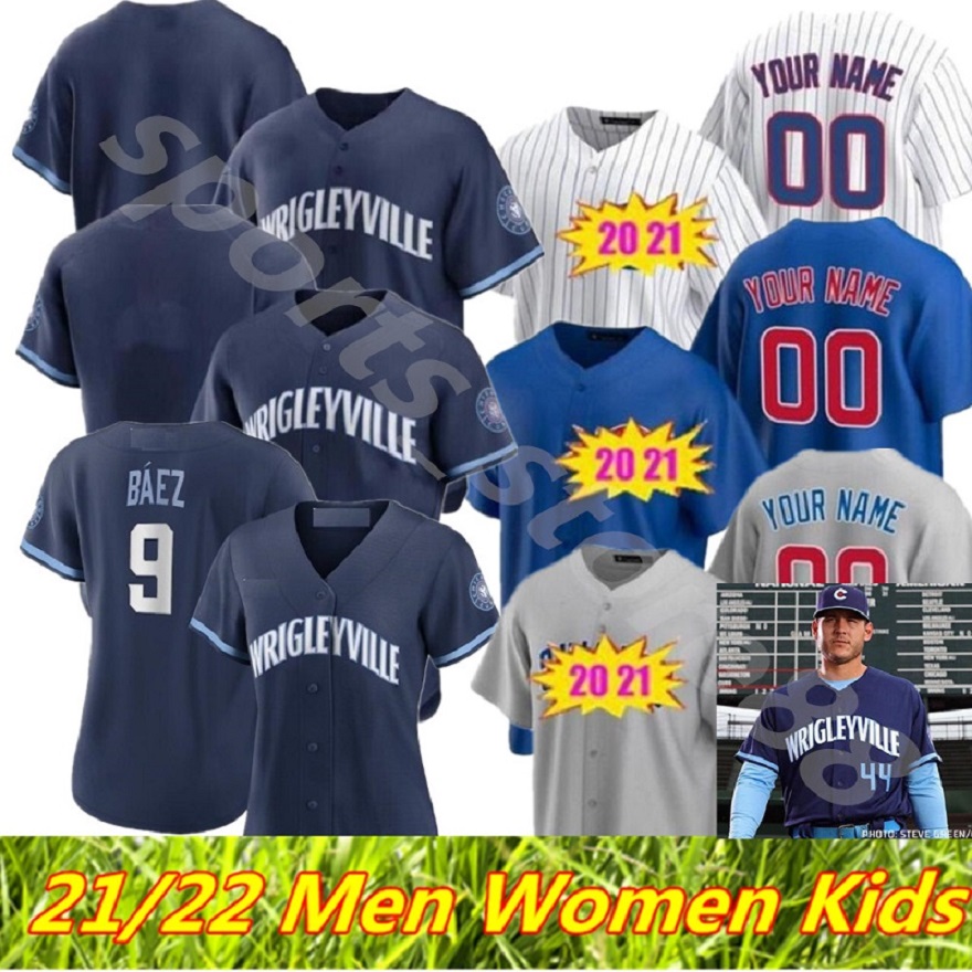 

Anthony Rizzo 2021 City Connect Baseball Jersey Javier Baez CuB Navy Joc Pederson Willson Contreras Jason Heyward Ian Happ David Bote Kimbrel, Colour 6
