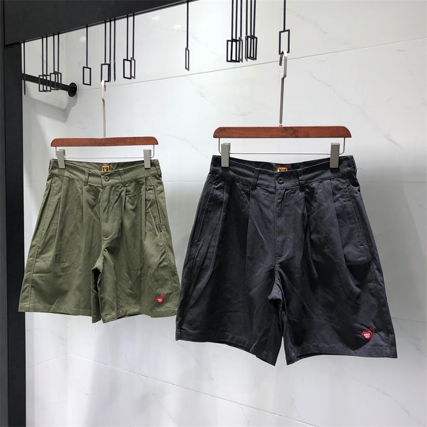 

Embroidery Cargo Shorts For Men Board Clothing Casual Man Pants Hip Hop Running Summer Streetwear, Black