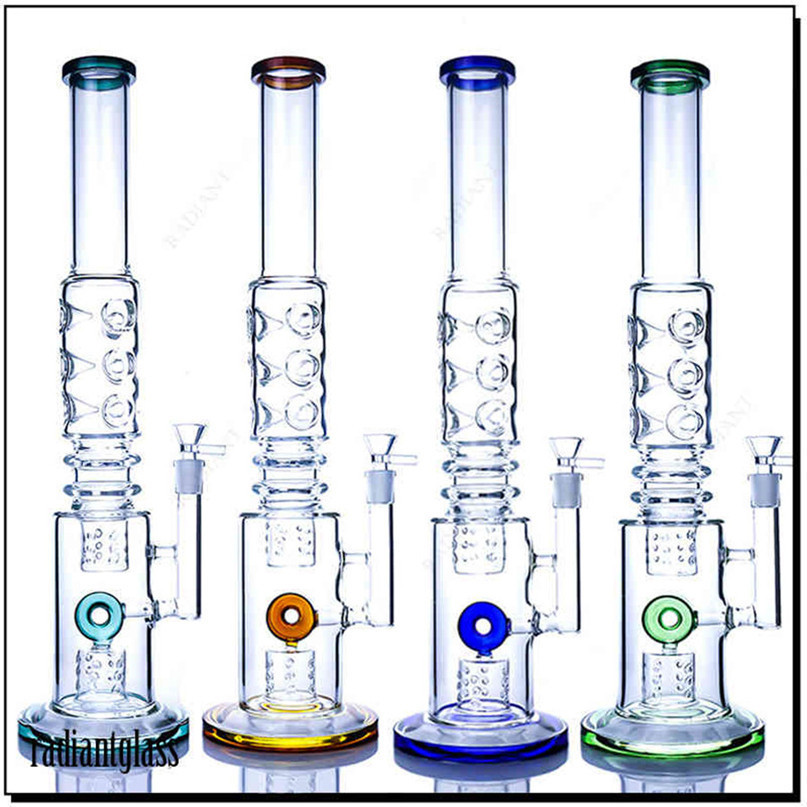

Hookah Big Glass Bongs Large Water Pipe Ice Catcher Percolator Diffuser Hookah Whistle 14mm female Joint 20" Height