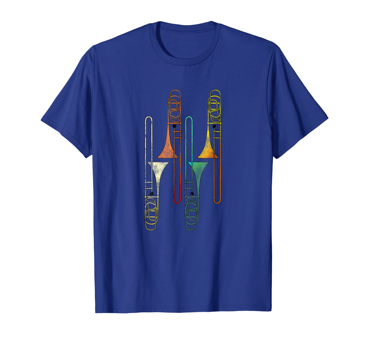 

Retro Trombone Shirt - Jazz Shirt, White;black