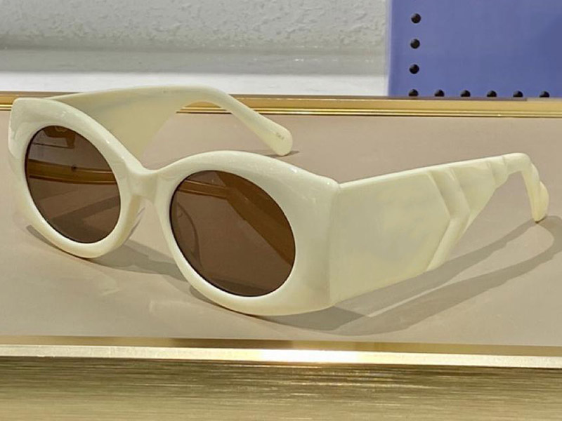 

0810 Fashion Sunglasses With UV Protection for men and Women Vintage oval Frame popular Top Quality Come With Case classic sunglasses, White;black