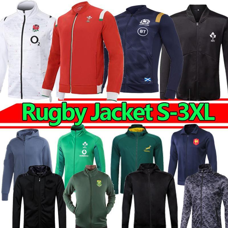 

All Rugby Jacket Black Scotland Red Wales Irèland French 2021 Men Rugby Sweatjersey Hoodies Jackets Tracksuits new-Factory Outlet, Black;gray