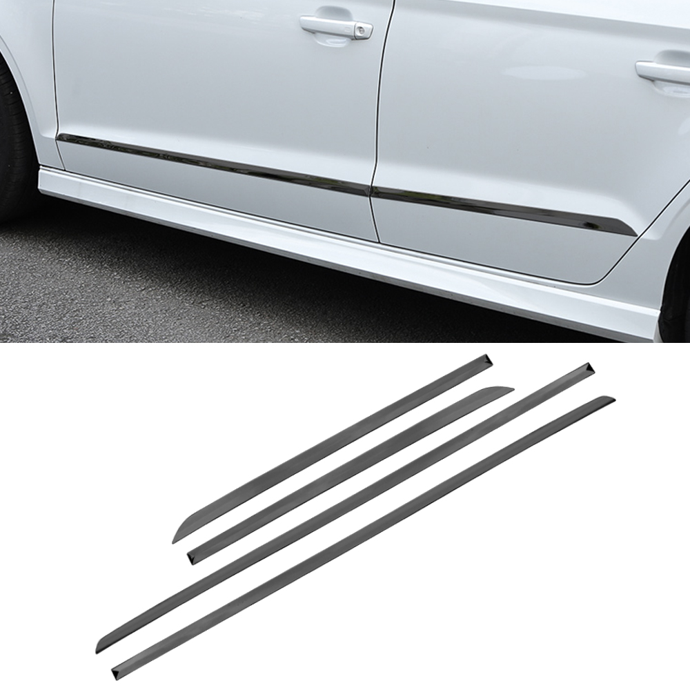 Steel Car Auto Rear Tail Rear Trunk Molding Cover trim For Audi Q2 2016-2018