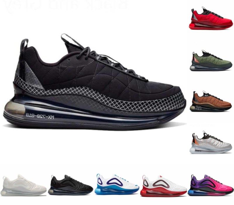 

720 Black Magma 720-818 Mens Running shoes Metallic Silver GS Sea Forest clean white CNY sail air 720s men women trainers sports sneakers