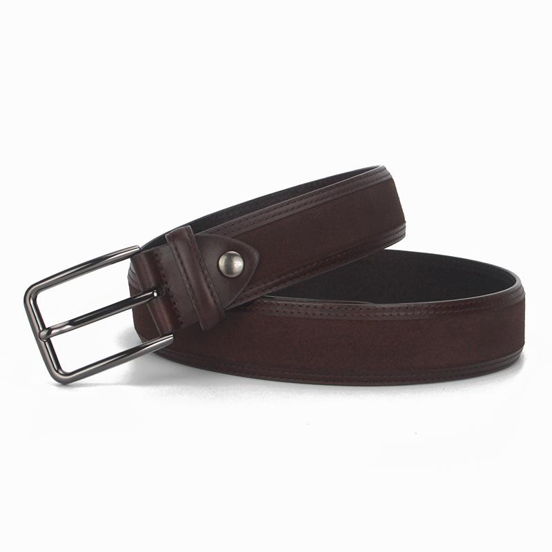

Belts First Layer Cowhide All-match Casual Fashion Men's Belt, Black