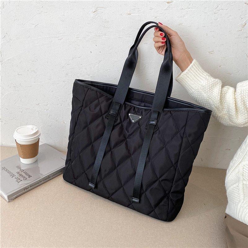

Evening Bags Winter Nylon Large Shoulder For Women Trend Hand Bag Women's Trending Handbags And Purses Casual Totes Shopping