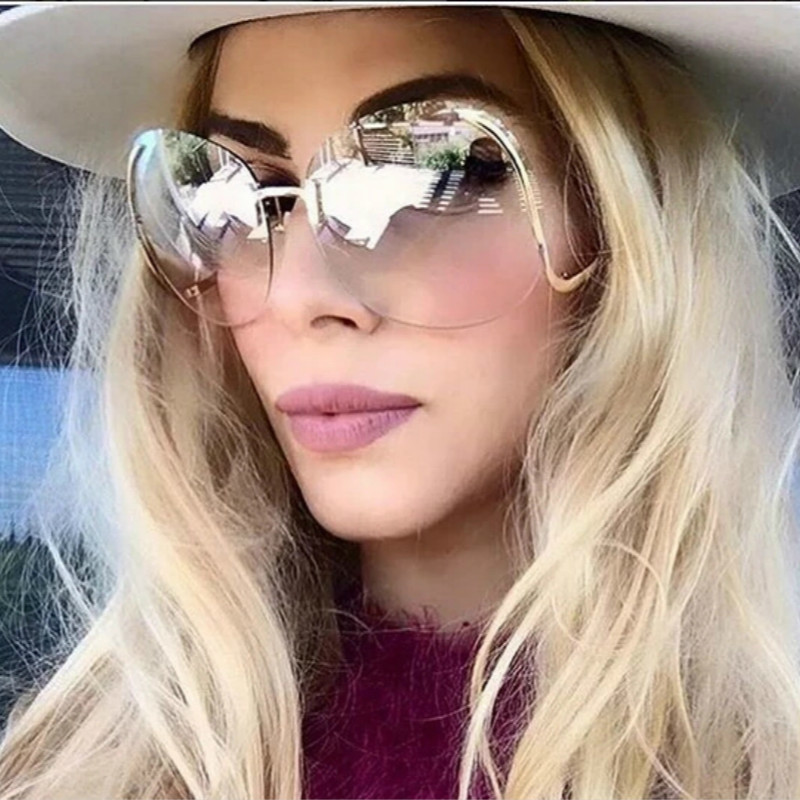 

Cool 2021 New Brand Design transparent Women Men Mirror Sunglasses Drive Sun Glasses Male Female Fashion Eyeglass, White;black