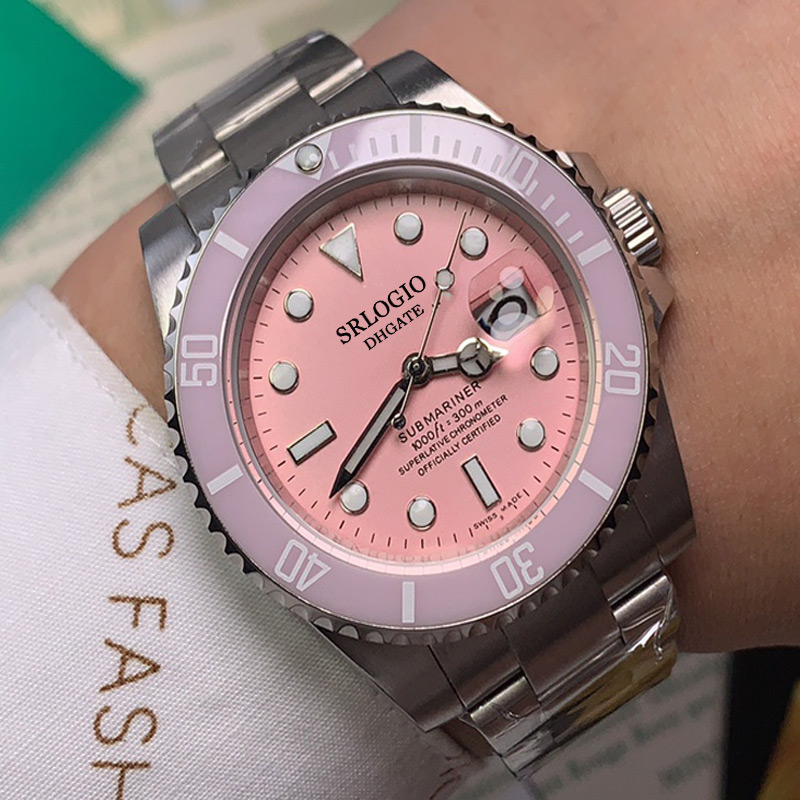 

Fashion Ladies Watches Luminous Wristwatch Fully Automatic Mechanical Watch Sapphire Mirror Stainless Steel Strap Waterproof Design Perfect Quality, Slivery;brown