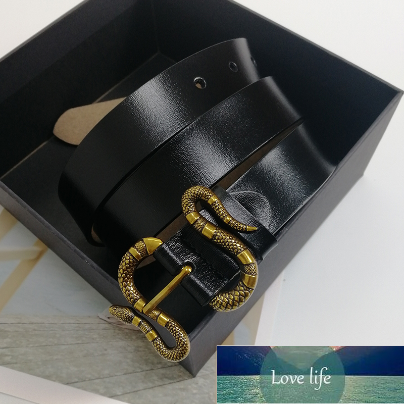 

Designer belts for women high quality luxury brand belt snake buckle G ceinture femme genuine leather mens belt for man jeans Factory price expert design Quality, Black