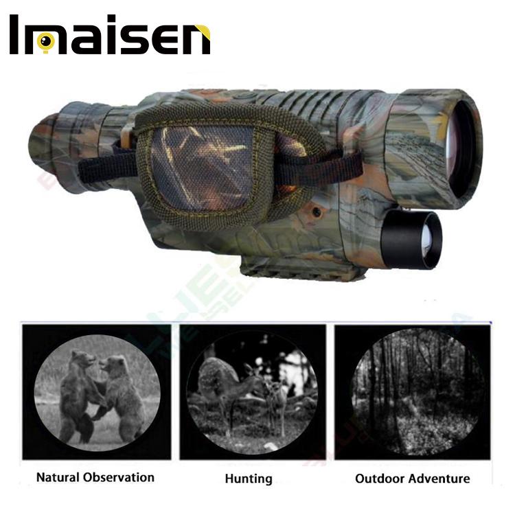 

Telescopes 5X40 Digital Infrared Night Vision Goggle Monocular 200m Range Video DVR Imagers For Hunting Camera Device
