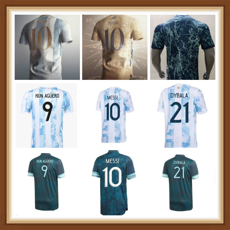 

21 22 Argentina soccer Jerseys Fans version 2021 20222 Copa MESSI DYBALA AGUERO LO CELSO MARTINEZ TAGLIAFICO jersey Men Women Kids football shirt training, Customize