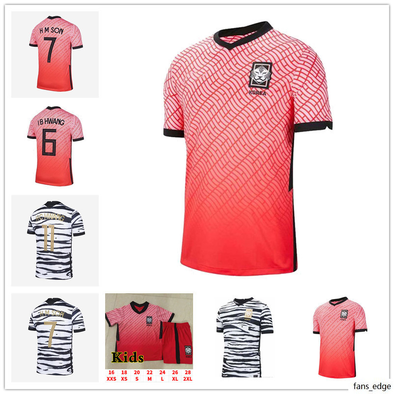 

2020 South soccer jerseys Korea SON FOOTBALL SHIRTS 20 21 South JERSEY Korea HYUNG KIM LEE KIM HO SON custom men kids, Black;yellow