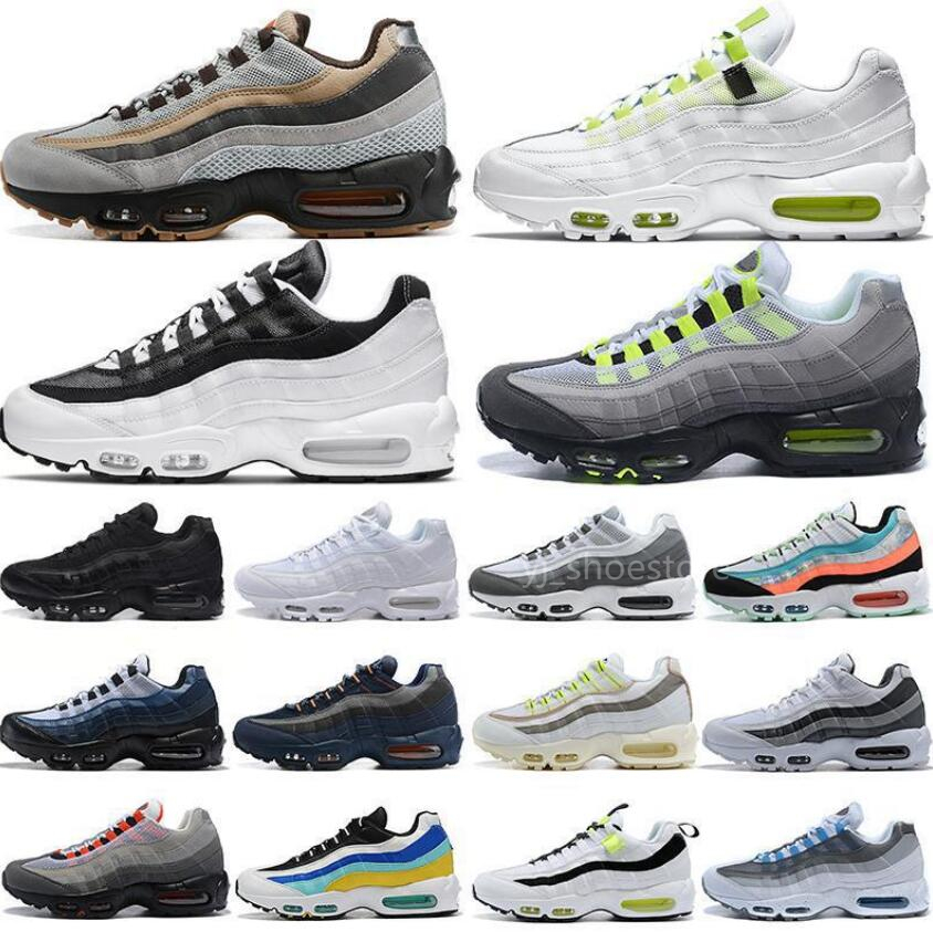

2021 Men running Shoes Navy Sport Sneakers High Quality Walking Boots Womens Cushion 95 Trainers EUR 36-4, Black