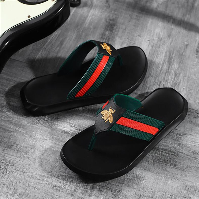 

2021 Fashion slide sandals slippers for men women WITH ORIGINAL Hot Designer unisex beach flip flops slipper BEST 39-44, Black