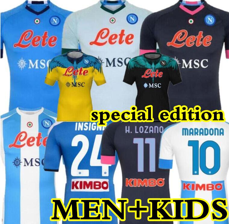 

2020 2021 Napoli soccer jersey KOULIBALY special-edition camiseta de fútbol INSIGNE MILIK maillots H.LOZANO MERTENS 20 21 Naples football shirt MEN KIDS, Home adult