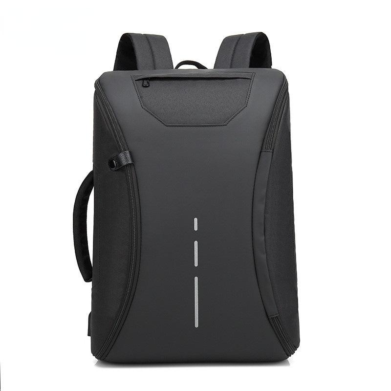 

Backpack Creative Men's Multifunctional USB Waterproof Leisure Outdoor School Bag Computer, Black