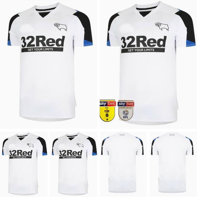 

21 22 DERBY COUNTY soccer jerseys home ROONEY 2021 2022 camisetas de fútbol LAWRENCE BOGLE WAGHORN maillot football shirt BIELIK, Multi
