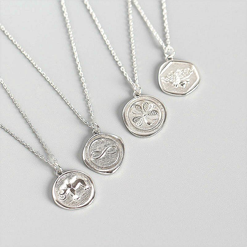 

Other Fengxiaoling 100% 925 Sterling Silver Necklaces & Pendants For Women Simple Bee/elephant/flower Statement Necklace