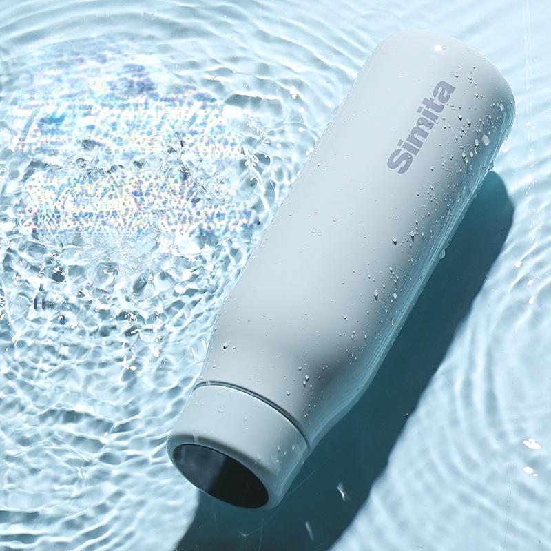 

Water Bottles 500ml Women 304 Stainless Steel Heat Preservation Smart Temperature Display Straight Cup
