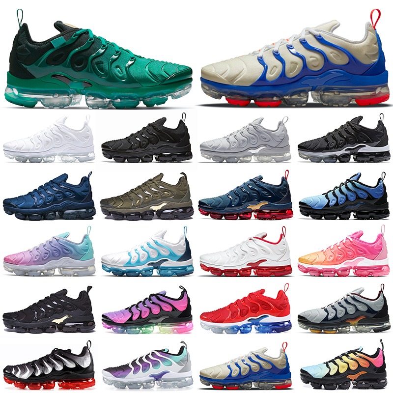 

Fashion TN plus Women Men Running Shoes Yolk Bubblegum Triple Black Psychic Pink All Red Cool Grey Atlanta Olive Mens Womens Outdoor Trainers Sneakers Oversize 36-47, 36-47 be ture