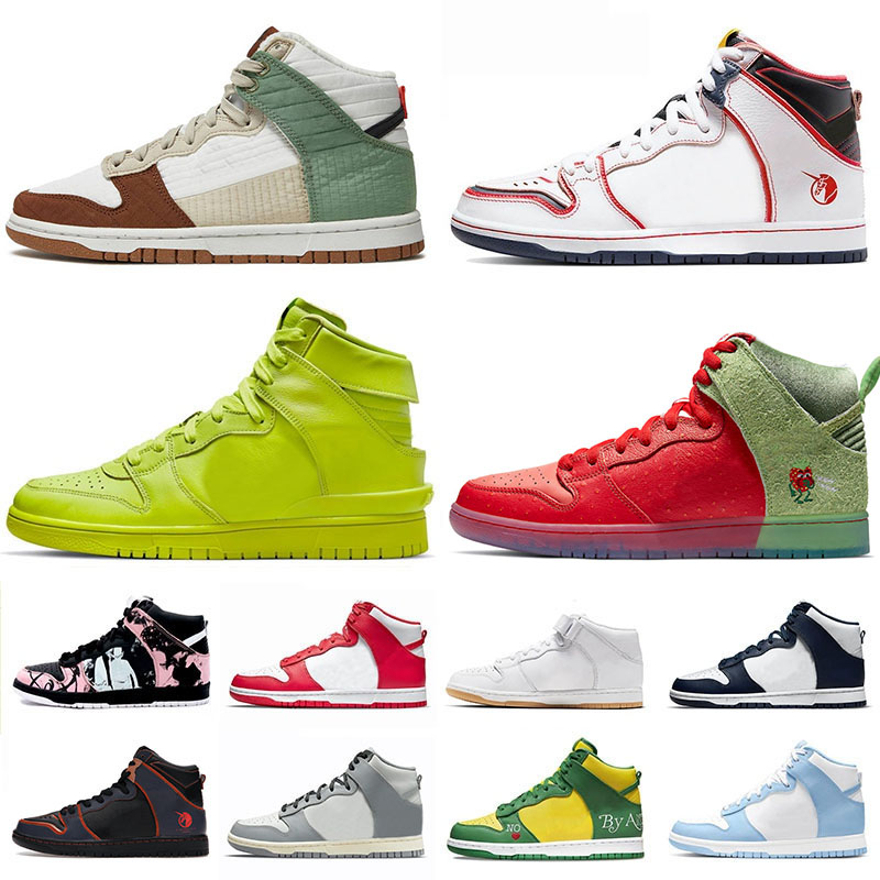 

Ambush High Mens Womens Casual Designer Shoes Unicorn Gundam LX Toasty Banshee Kebab Aluminum Tokyo University Blue Unc Black White Sports Sneakers Trainers, 36-40 crimson tint