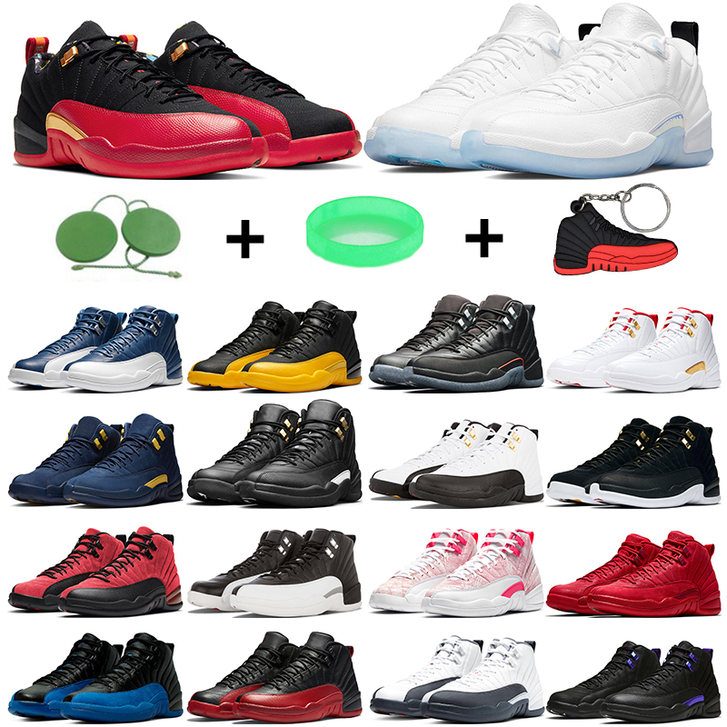 

Jumpman 12 12s men trainers shoes Super Bowl Lagoon Pulse FIBA Dark Concord University Gold Ice Cream Utility Flu Game Playoffs Winterized sports sneakers outdoor, 36-47 sngl day love and respect