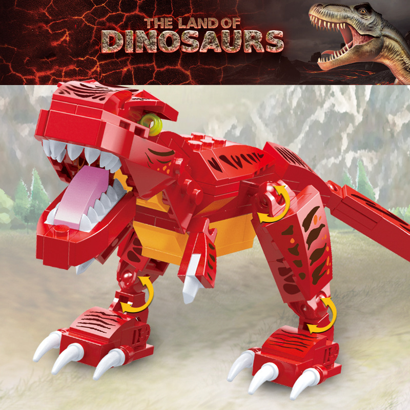 

Dinosaur series Assembly Blocks Splicing Granule Model Building Children Puzzle Gift Tabletop ornaments