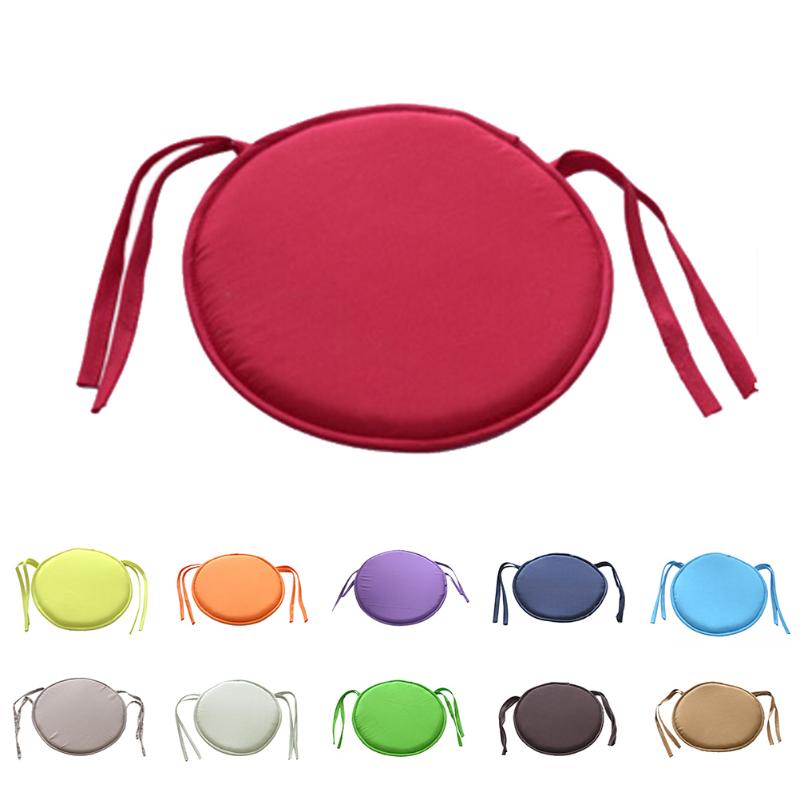

Cushion/Decorative Pillow 1PC Round Chair Cushion Indoor Patio Office Seat Pad Tie On Square Garden Kitchen Dining